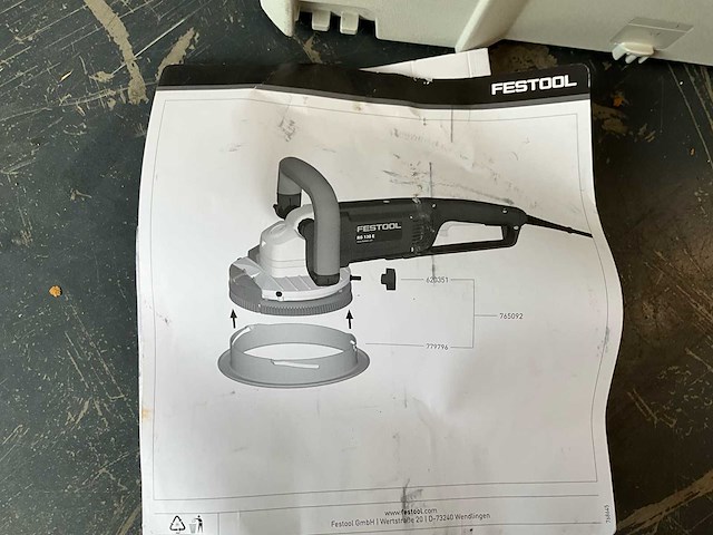 Festool renofix rg 130 e-plus diamantslijper - functioneel - afbeelding 3 van  7