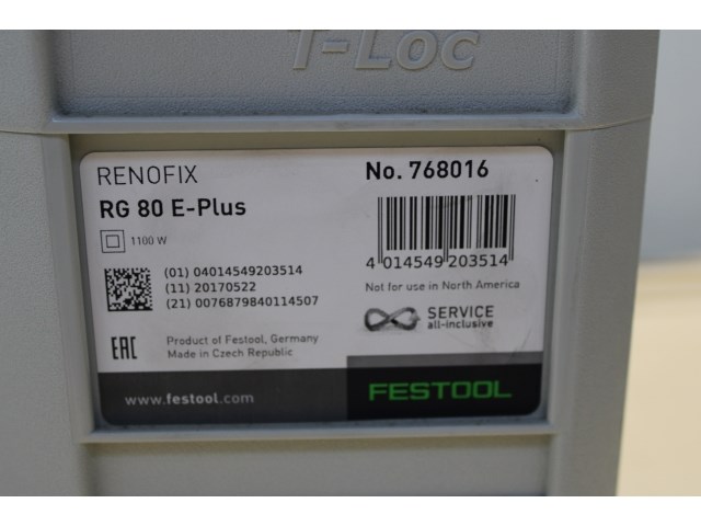 Festool rg 80 e-plus saneringsfrees - afbeelding 3 van  6