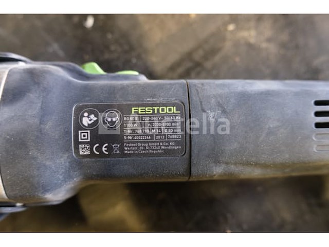 Festool rg80e renovatiefreesmachine - afbeelding 1 van  6