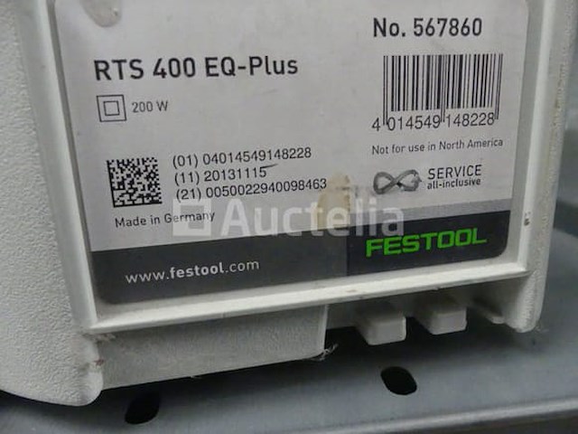 Festool rts400eq plus draagbare schuurmachine - afbeelding 6 van  10