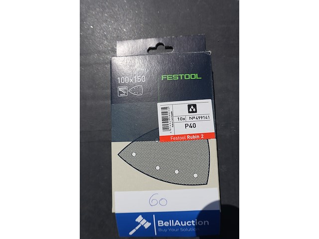 Festool schuurpapier rubin 2 p40 100x150mm - afbeelding 1 van  3