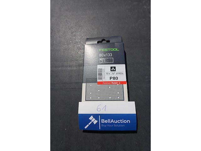 Festool schuurstroken stf 80x133 p80 rubin 2 - afbeelding 1 van  2