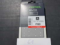 Festool schuurstroken stf 80x133 p80 rubin 2 - afbeelding 2 van  2