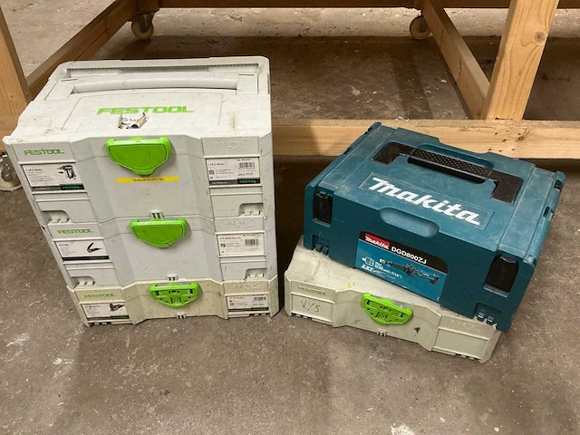 Festool systainer gereedschapskoffer (5x) - afbeelding 1 van  4
