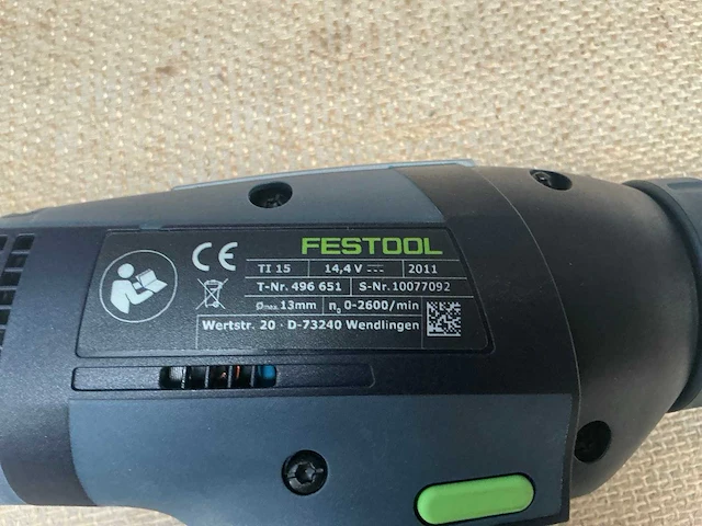 Festool ti15 schroefboormachine - afbeelding 3 van  6