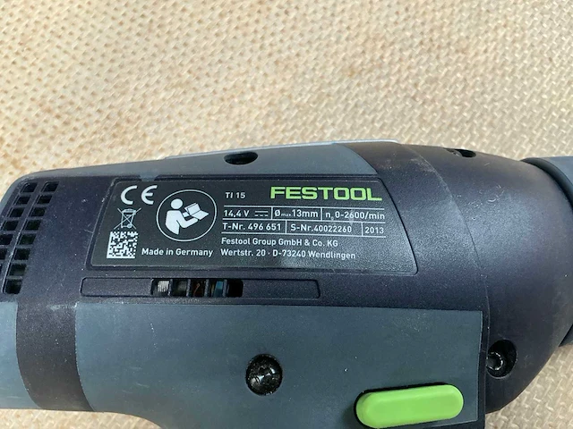Festool ti15 schroefboormachine - afbeelding 2 van  5