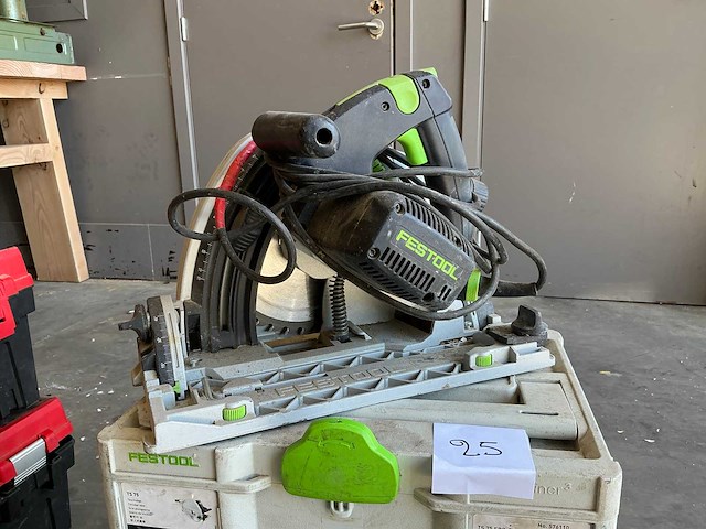 Festool ts 75 ebq cirkelzaagmachine - afbeelding 1 van  8