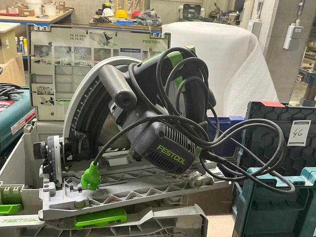 Festool ts 75 eqb invalcircelzaag - afbeelding 1 van  4