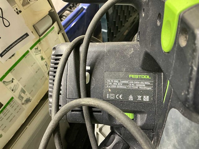 Festool ts 75 eqb invalcircelzaag - afbeelding 3 van  4