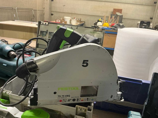 Festool ts 75 eqb invalcircelzaag - afbeelding 3 van  4