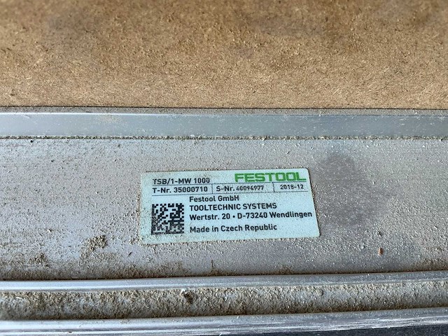 Festool tsb/1-mw 1000 mobiele werkplaats - afbeelding 5 van  5