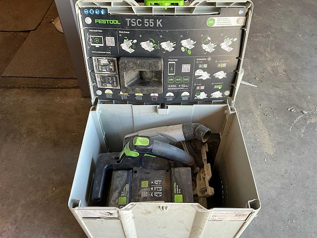 Festool tsc 55 keb cirkelzaagmachine - afbeelding 7 van  14