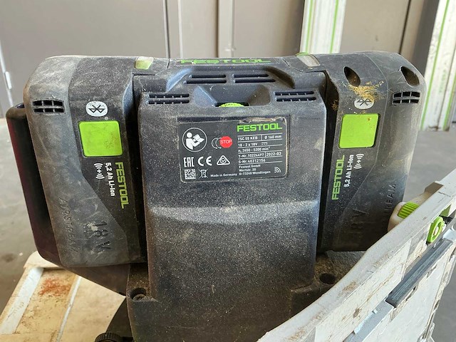 Festool tsc 55 keb cirkelzaagmachine - afbeelding 10 van  14