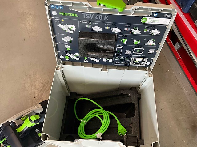 Festool tsv 60 kebq-plus invalzaag met kickbackstop – nieuw / ongebruikt - afbeelding 2 van  9