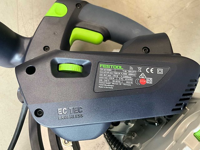 Festool tsv 60 kebq-plus invalzaag met kickbackstop – nieuw / ongebruikt - afbeelding 7 van  9