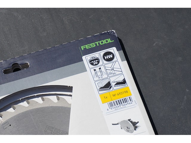 Festool universeel zaagblad 210x2,4x30 w36 - afbeelding 1 van  3