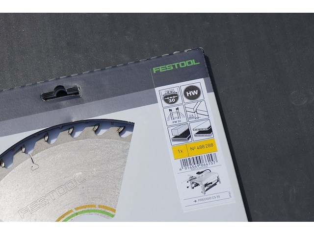 Festool universeel zaagblad 225x2,6x30 w32 - afbeelding 2 van  3