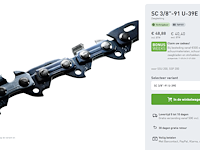 Festool zaagketting sc 3/8"-91 u-39e - afbeelding 2 van  2