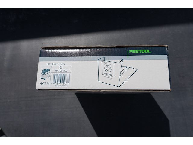 Festool zelfclean filterzak sc fis-ct 36/5 - afbeelding 2 van  3