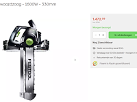 Festool zwaardzaag is 330 eb - afbeelding 6 van  6