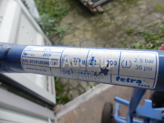 Fetra 2079 trommeltrolley (ref: 010728-040) - afbeelding 2 van  5