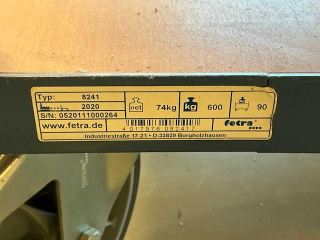 Fetra 8241 plateauwagen - afbeelding 3 van  3