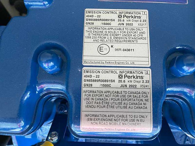 Fg wilson - p 22-6 - stroomgenerator - ongebruikt - afbeelding 4 van  18