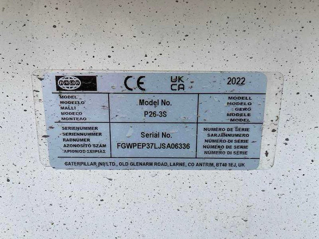 Fg wilson - p 26 - 3 s - stroomgenerator - ongebruikt - afbeelding 2 van  17