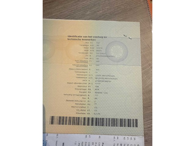 Fiat - 2018 - doblo - cng - personenauto - afbeelding 25 van  31