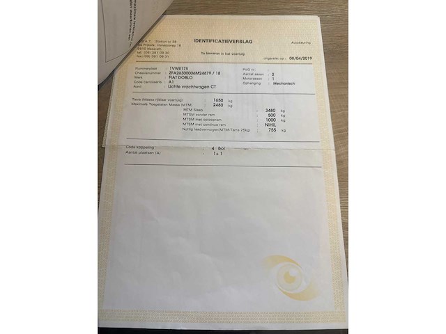 Fiat - 2018 - doblo - cng - personenauto - afbeelding 21 van  32