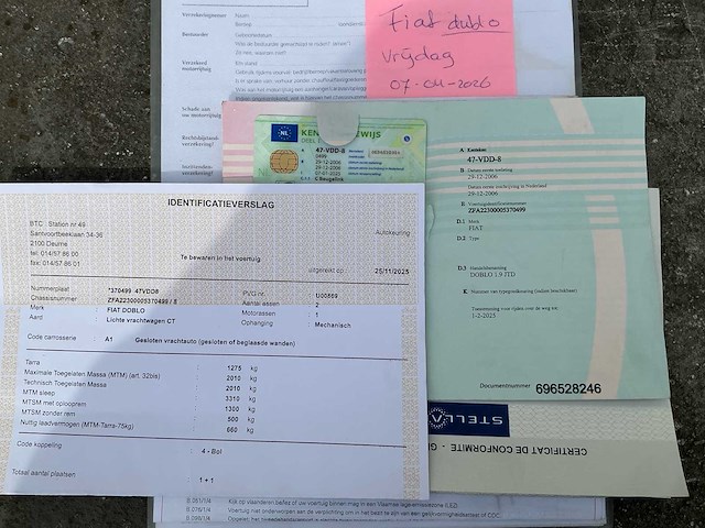 Fiat 1.9 jtd doblo bedrijfswagen - afbeelding 10 van  18