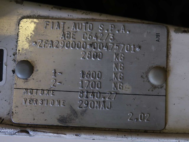 Fiat 290 turbodiesel camper - afbeelding 84 van  94