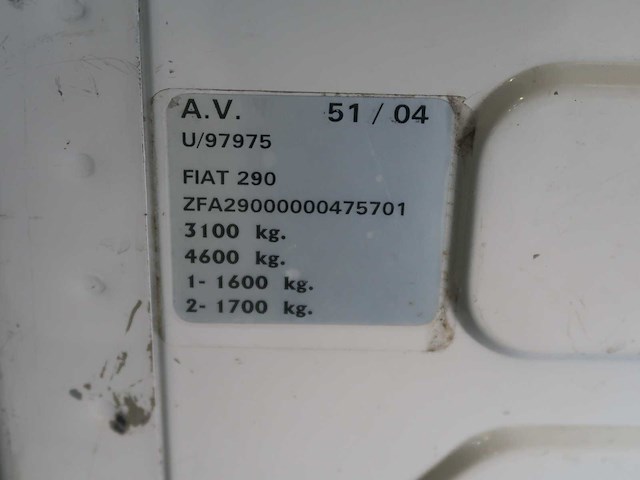 Fiat 290 turbodiesel camper - afbeelding 86 van  94