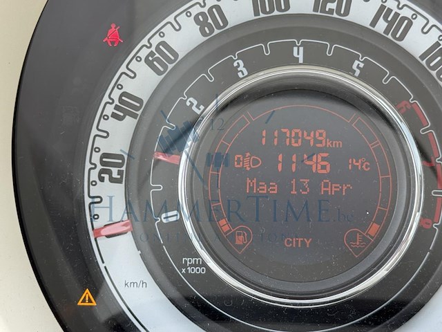 Fiat 500 1.2i lounge stop & start,2011 - afbeelding 10 van  31