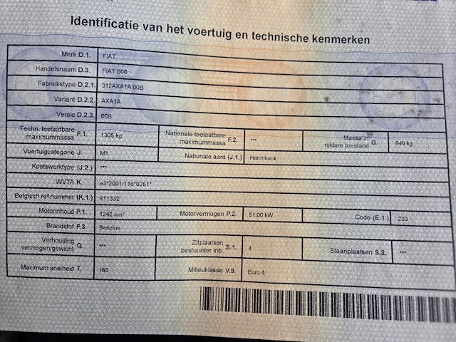 Fiat 500, 2009 - afbeelding 30 van  41