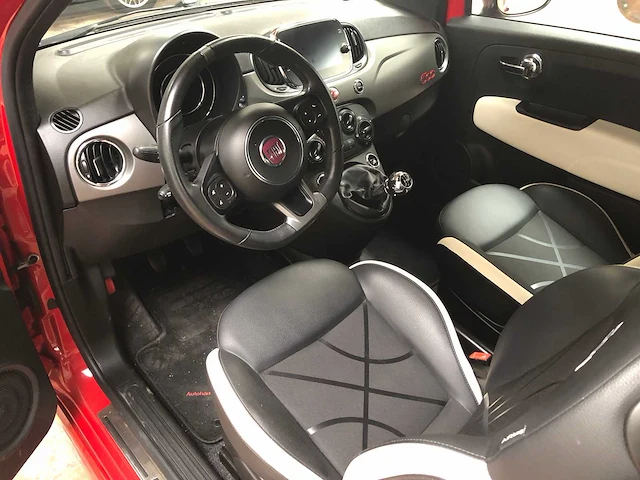 Fiat 500c 1.2i lounge sport cabriolet 2017 , 65600 km !!!! - afbeelding 18 van  20