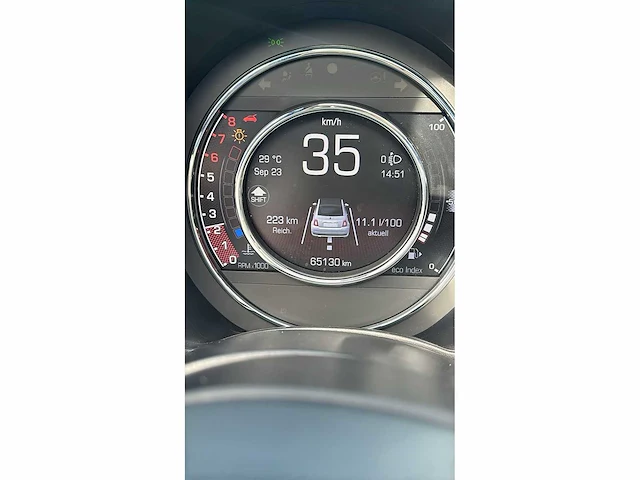 Fiat 500c 1.2i lounge sport cabriolet 2017 , 65600 km !!!! - afbeelding 4 van  20