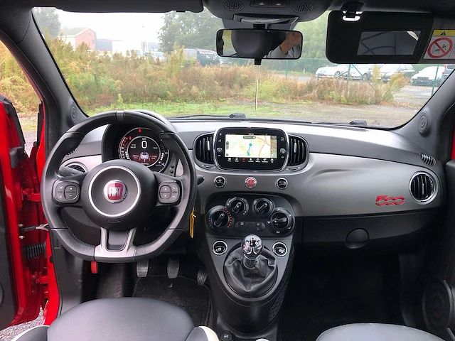 Fiat 500c 1.2i lounge sport cabriolet 2017 , 65600 km !!!! - afbeelding 19 van  20