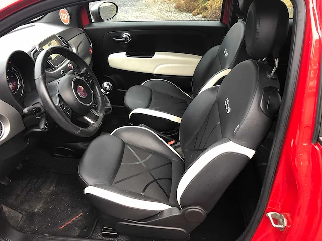Fiat 500c 1.2i lounge sport cabriolet 2017 , 65600 km !!!! - afbeelding 20 van  20