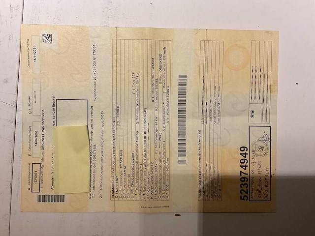 Fiat doblo 1.3 diesel 5 plaatsen a/c - afbeelding 13 van  15