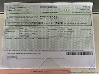 Fiat doblo cargo, zfa22300005660713, 1e insch 18/11/2008, 70463km, 57kw, 1368cm³, benzine, bestelwagen, euro 4, mtm 1920kg, tarra 1190kg, 2 sleutels, keuring tot 27/09/2026, insch. deel i, coc en identificatieverslag, trekhaak - afbeelding 10 van  22