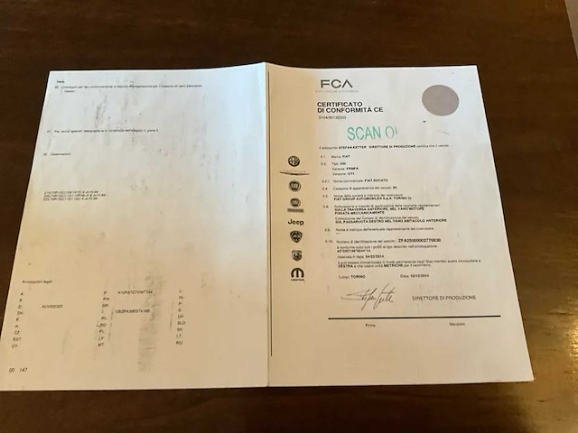 Fiat ducato 2.3 multijet bedrijfswagen - 3 pers - airco -dakrails - afbeelding 16 van  19