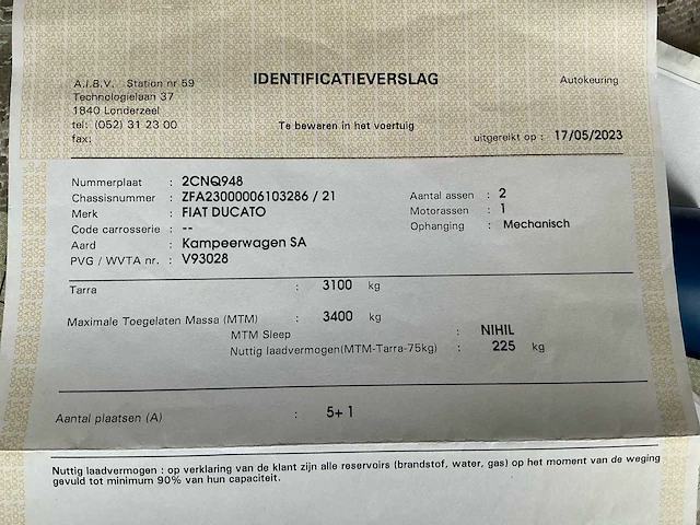 Fiat ducato bavaria i 606 2.8 jtd camper - mobilhome - afbeelding 3 van  50
