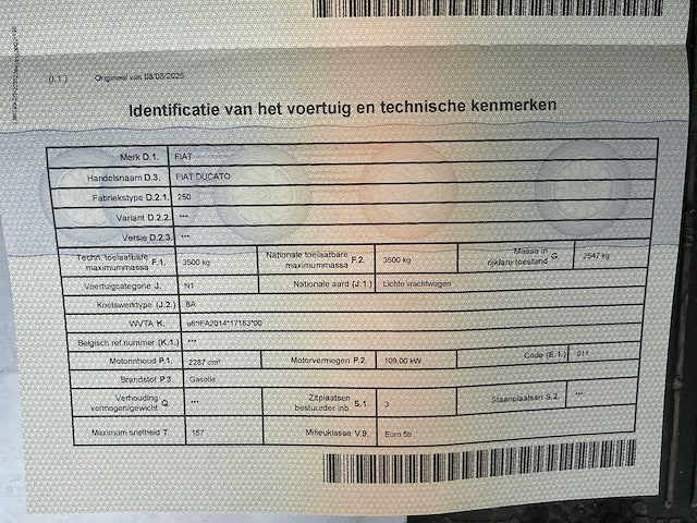 Fiat ducato bedrijfswagen - afbeelding 9 van  14