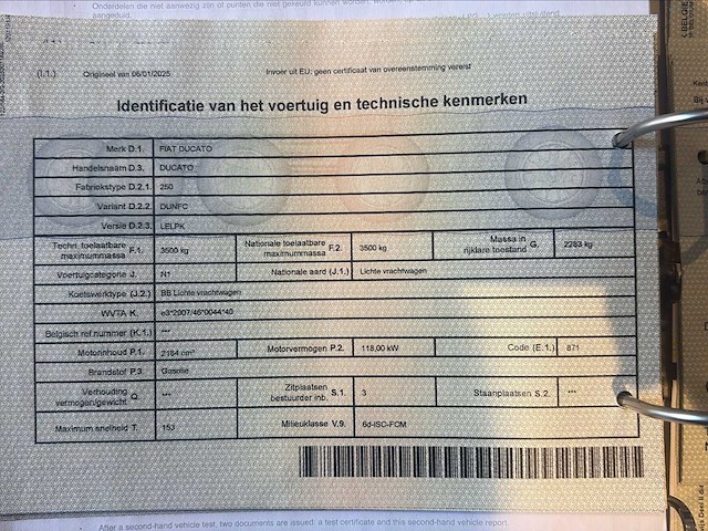 Fiat ducato bestelwagen - afbeelding 16 van  24