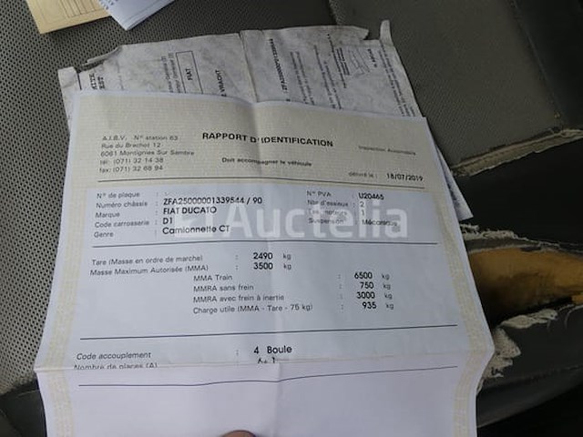 Fiat ducato dubbelcabine flatbed bestelwagen (2007-vin:zfa25000001339544) - afbeelding 18 van  26