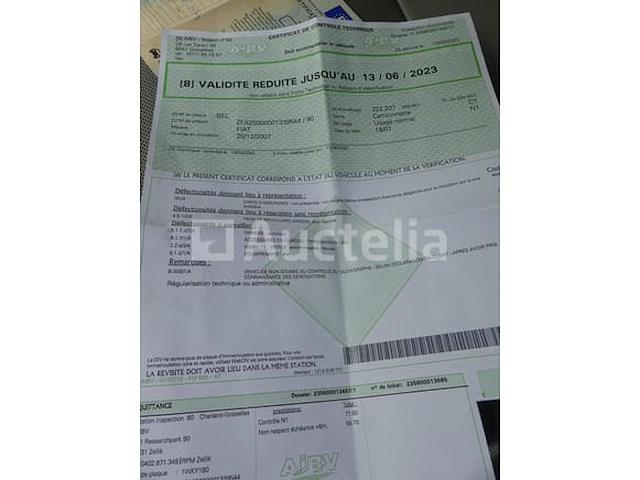 Fiat ducato dubbelcabine flatbed bestelwagen (2007-vin:zfa25000001339544) - afbeelding 19 van  26