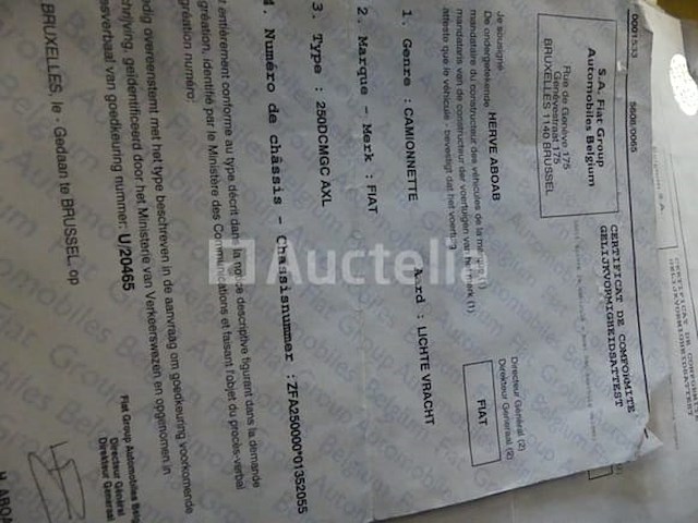 Fiat ducato dubbelcabine platte bestelwagen (2008-342,332 km-vin:zfa25000001352055) - afbeelding 21 van  38