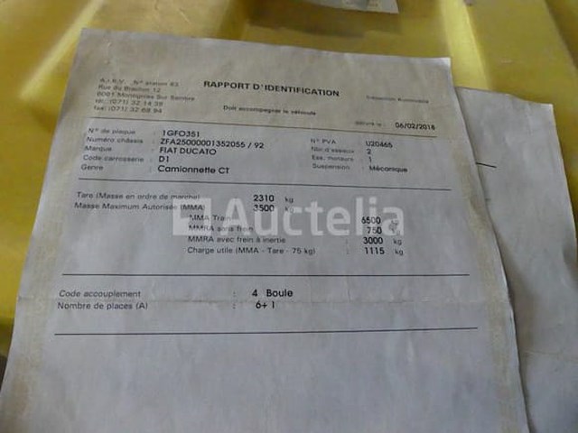 Fiat ducato dubbelcabine platte bestelwagen (2008-342,332 km-vin:zfa25000001352055) - afbeelding 31 van  38
