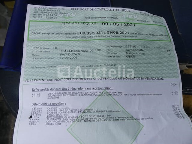 Fiat ducato dubbele cabine flatbed bestelwagen (2006-vin:zfa24400007833103) - afbeelding 15 van  24